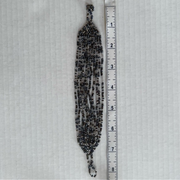 Tribal Art Glass Bead Bracelet - Picture 3 of 4